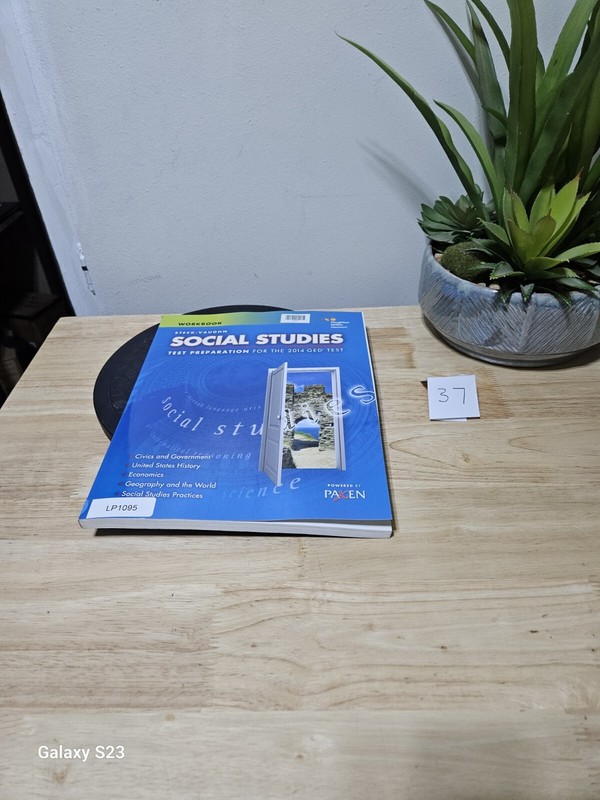 Steck-Vaughn GED: Test Preparation Student Workbook Social Studies With Key