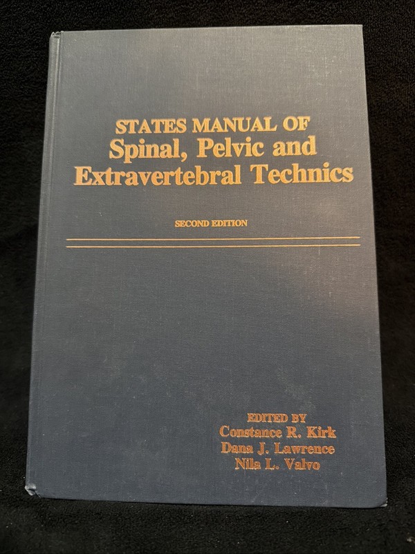 Chiropractic-States Manual of Spinal, Pelvic and Extravertebral Technics 2nd Ed