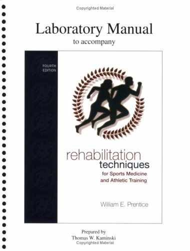 Lab Manual for Rehabilitation – Spiral-bound, by Prentice William – Very Good