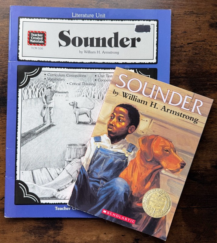Teacher Created Materials Literature Study Guide Sounder by Armstrong Set Gr 4-7