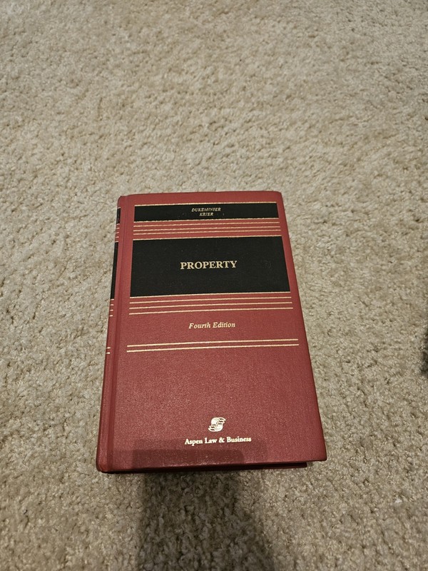 Property 4th Edition Law Book Hardcover