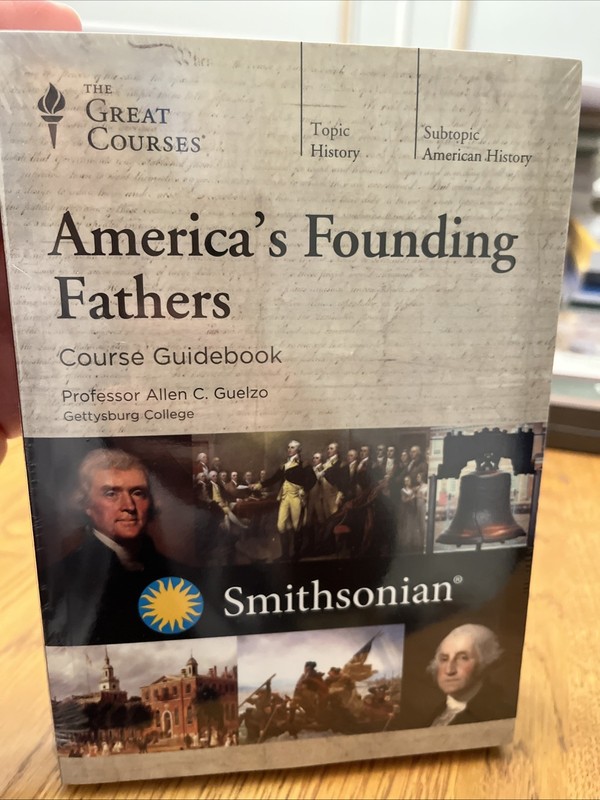 Great Courses America’s Founding Fathers by Smithsonian DVD + Guidebook 2017