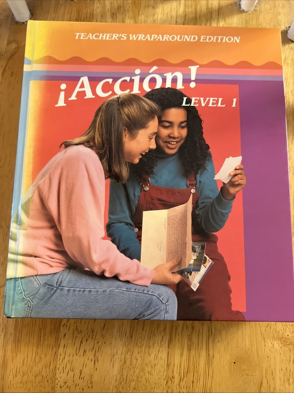 Accion Level 1 Teacher’s Wraparound Edition Hard copy