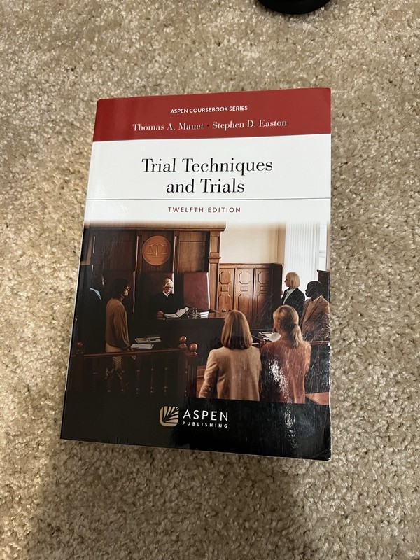 Aspen Coursebook Ser.: Trial Techniques and Trials 12th Edition New Digital Code
