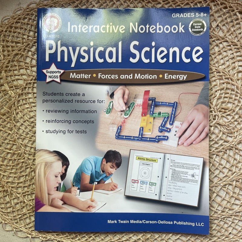 Interactive Notebook: Physical Science, Grades 5 – 8 – Paperback – ACCEPTABLE