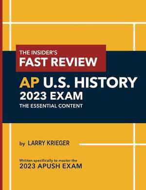 The Insider’s Fast Review AP U.S. – Paperback, by Krieger Larry – Acceptable