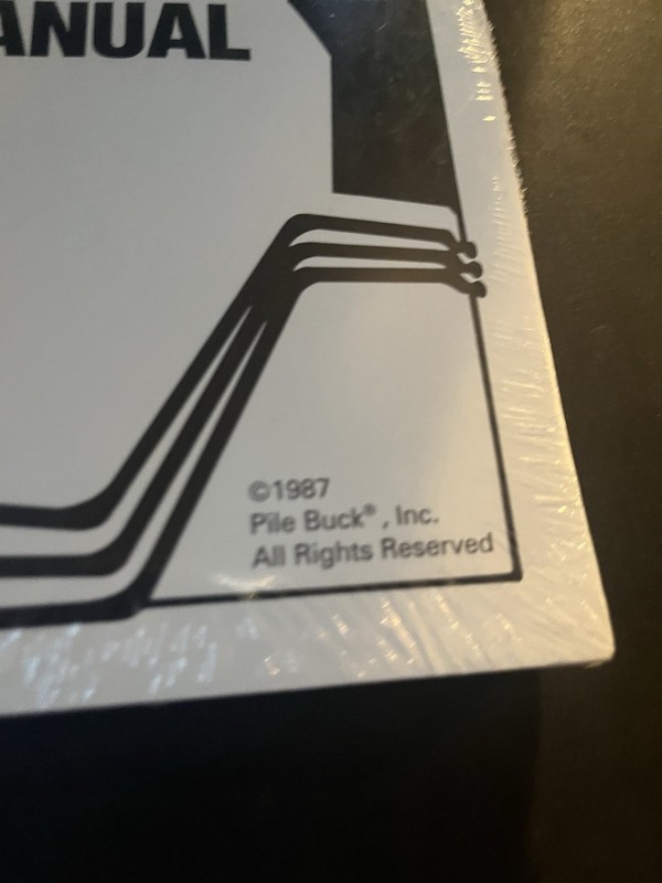 PILE BUCK STEEL SHEET PILING DESIGN MANUAL 1987 Vintage Book New gallery