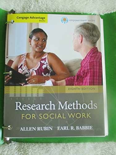 Research Methods for Social – Hardcover, by Rubin Allen; Babbie – Acceptable