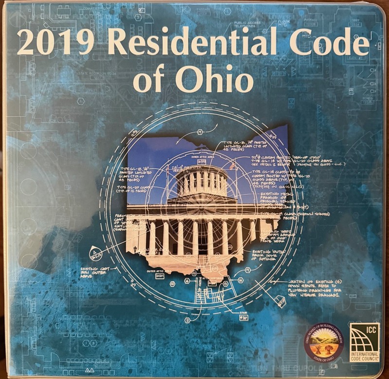 2019 Residential Code of Ohio (Brand New Loose Leaf Book by ICC)