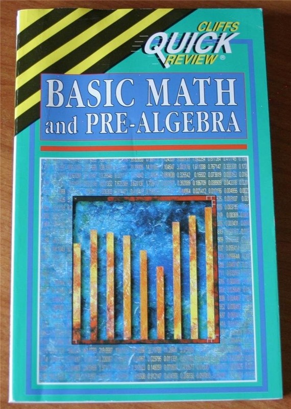 Cliffs Quick Review Basic Math and Pre Algebra Bobrow, Jerry paperback Very …