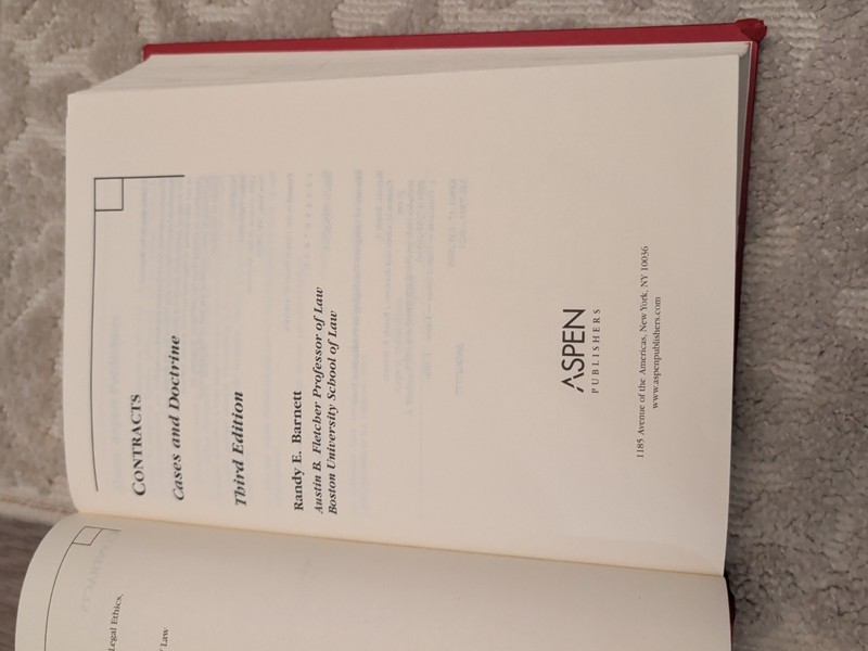 Contracts : Cases and Doctrine Hardcover Randy E. Barnett gallery