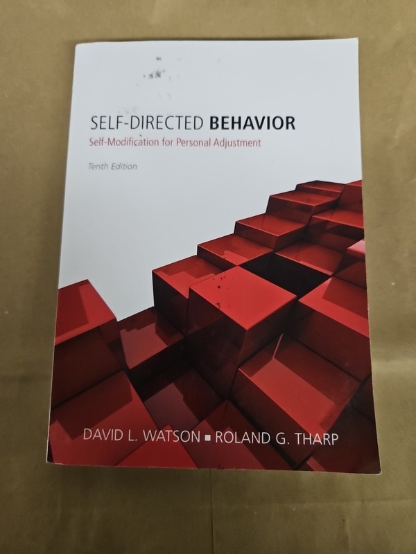 Self-Directed Behavior: – Paperback, by Watson David; Tharp