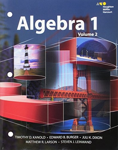 Hmh Algebra 1: Interactive Student Edition Volume 2 2015 [Paperback] Kanold, Tim