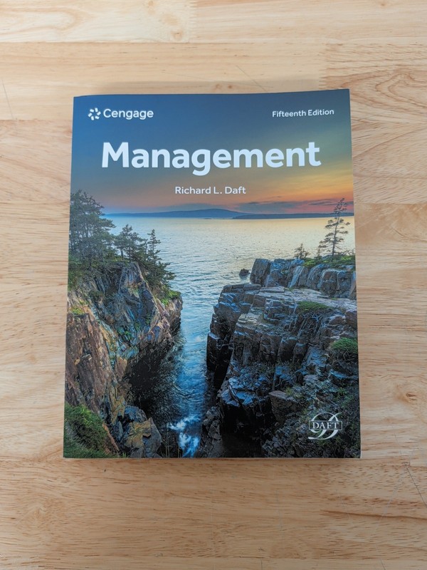 Management 15th Edition by Richard Daft 2025
