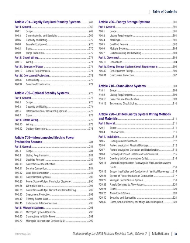 2026 Mike Holt's Understanding the NEC, Volume 1 & 2 Textbook Set Exam Prep. gallery