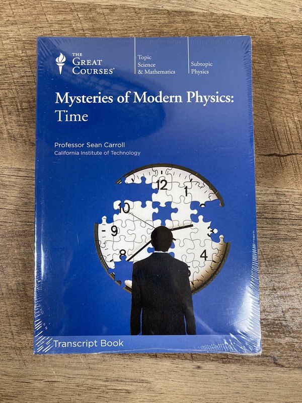 Mysteries of Modern Physics – Time [Transcript Book] by Sean Carroll – NEW