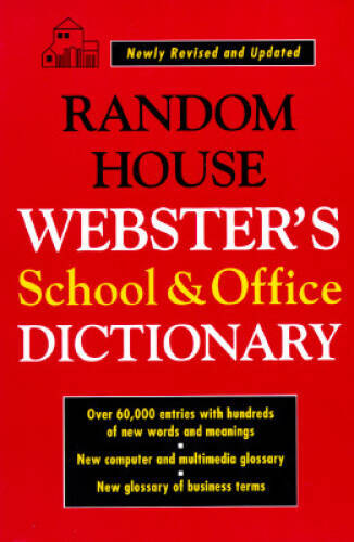 Random House Websters School and Office Dictionary – Paperback – GOOD