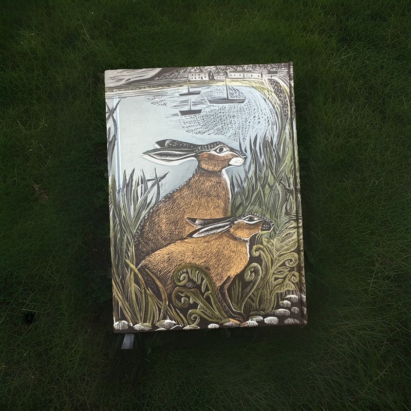 Angela Harding: Rathlin Hares (Foiled Journal) (Notebook) Flame Tree Notebooks