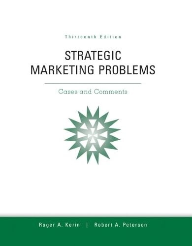 Strategic Marketing Problems, Peterson, Robert