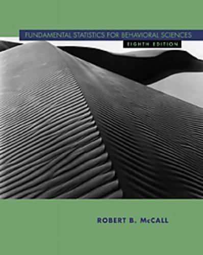 Fundamental Statistics for Behavioral- hardcover, 9780534577803, Robert B McCall