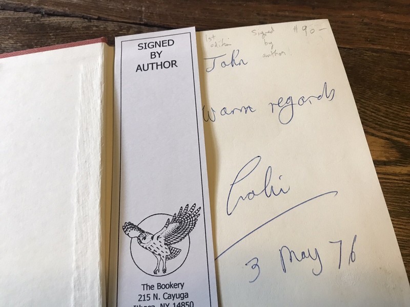 THE CRAFT OF THE NOVEL By Colin Wilson 1975 Signed 1st Ed. HC/DJ gallery