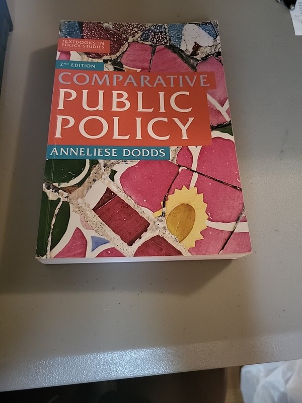 Textbooks in Policy Studies: Comparative Public Policy by Anneliese Dodds (2018,