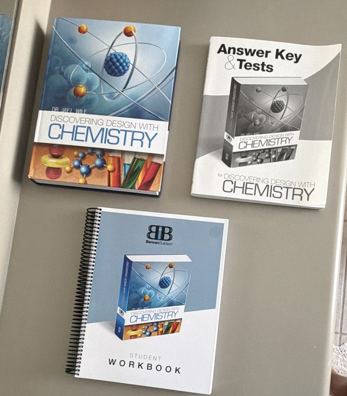 Discovering Design with Chemistry Dr. Jay L. Wile, 3 Book Set