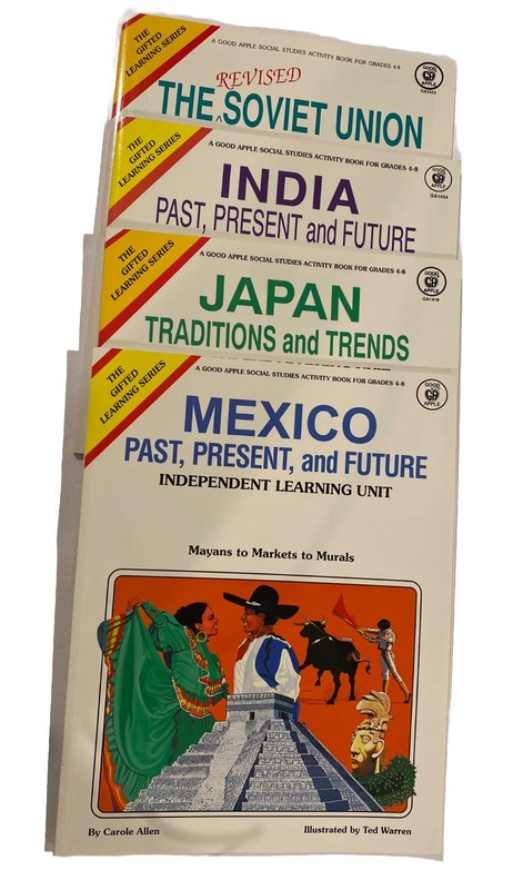 The Gifted Learning Series India, Japan, Mexico, The Soviet Union Vintage