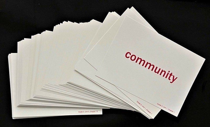 3rd Grade – 91 SOCIAL STUDIES VOCABULARY CARDS – Complete Set (Scott Foresman)