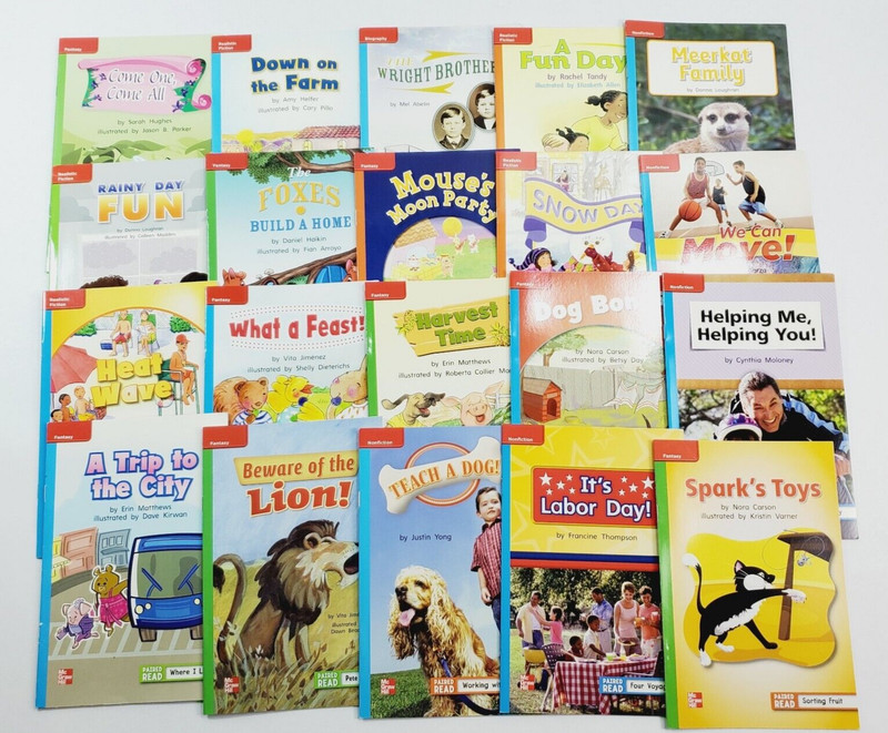 Lot of 58 Reading Wonders Grade 1 Leveled Readers McGraw Hill Homeschool
