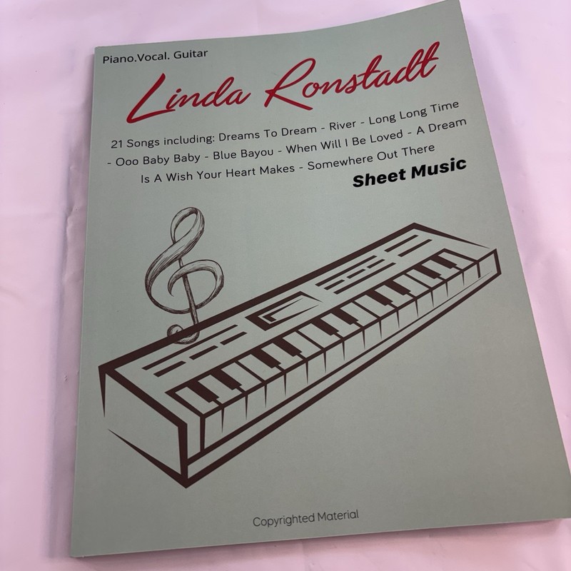 Linda Ronstadt Sheet Music Book by Paula Sorensen Piano Vocal Guitar 21 Songs