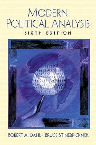 Modern Political Analysis (6th Edition) – Paperback By Dahl, Robert A. – GOOD