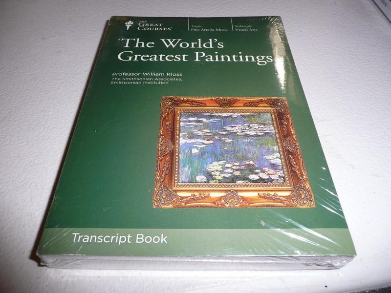 The Great Courses The Worlds Greatest Paintings Transcript Book NEW SEALED