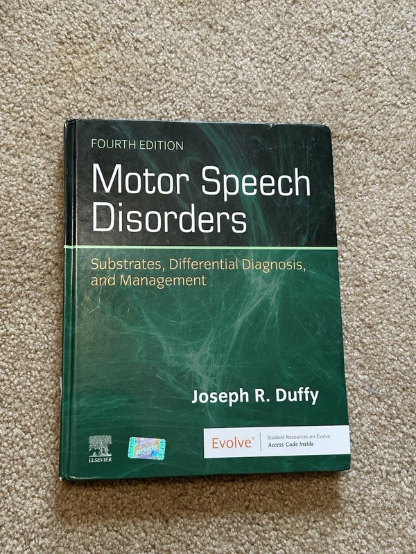 Motor Speech Disorders By Joseph Duffy Fourth Edition