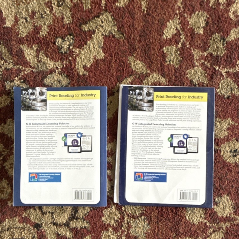 Print Reading for Industry 11th Ed Write-in Text + Large Prints Packet (2021) gallery