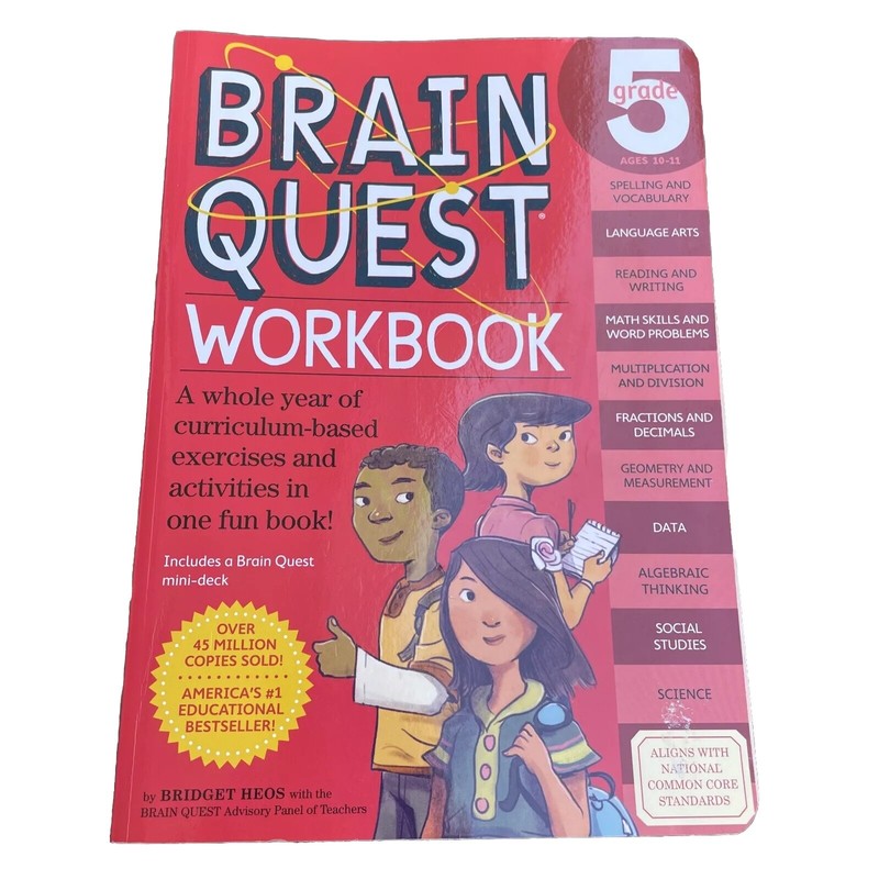 Brain Quest Workbooks Ser.: Brain Quest Workbook: 5th Grade by Janet A. Meyer…