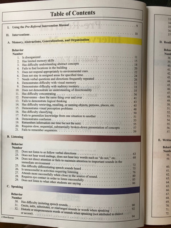 Pre Referral Intervention Manual Fourth Edition gallery