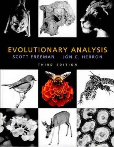 Evolutionary Analysis, Third Edition – Hardcover By Freeman, Scott – GOOD