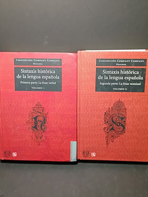 Sintaxis Historical De La Lengua Espanola 2 Vol Set