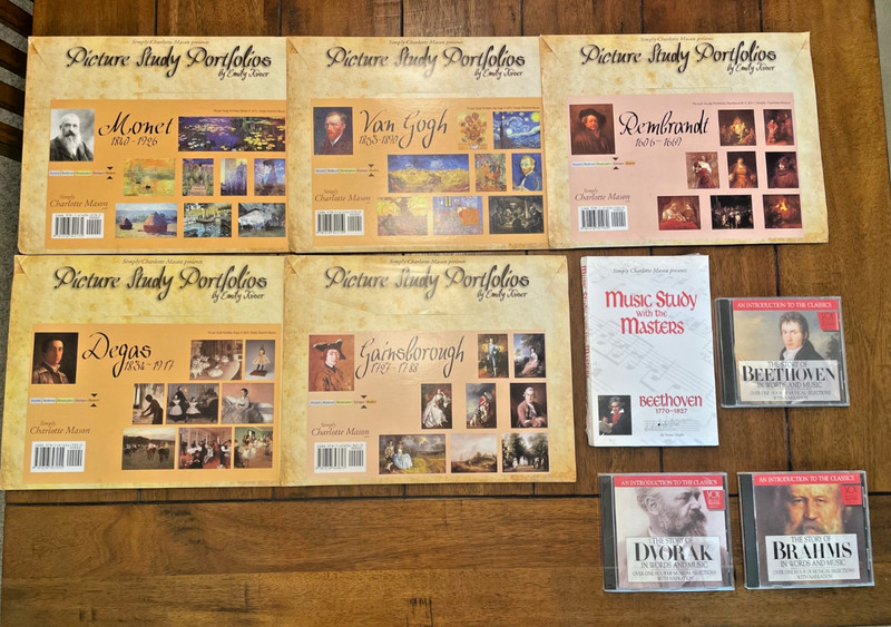 Simply Charlotte Mason Fine Arts Bundle Picture Study Composer Study Lot