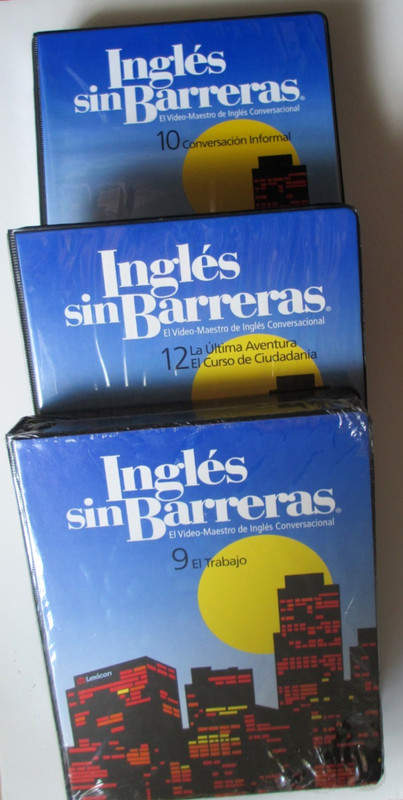 Ingles Sin Barreras Barriers Volumes 9, 10, 12, NEW Each W. DVD, CD & Workbook +