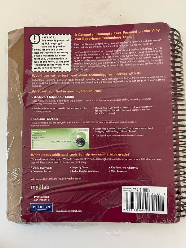 Annotated Instructor's Edition 8th Edition Technology in Action - New, FREE Ship gallery