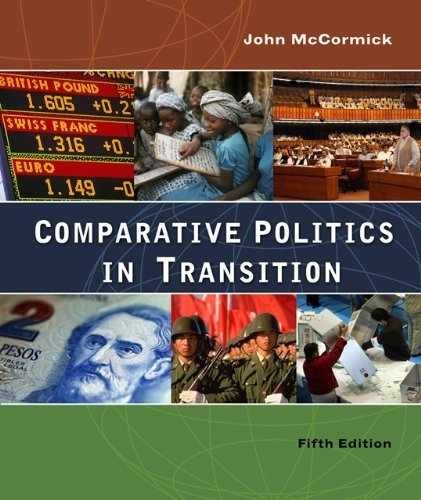 Comparative Politics in Transition – Paperback, by McCormick John – Very Good