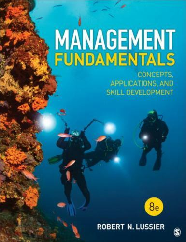 Management Fundamentals: Concepts, Appl- Robert N Lussier, 1506389392, paperback