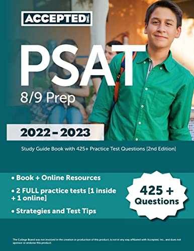 PSAT 8/9 Prep 2022-2023: Study Guide – Paperback, by Cox Jonathan – Very Good