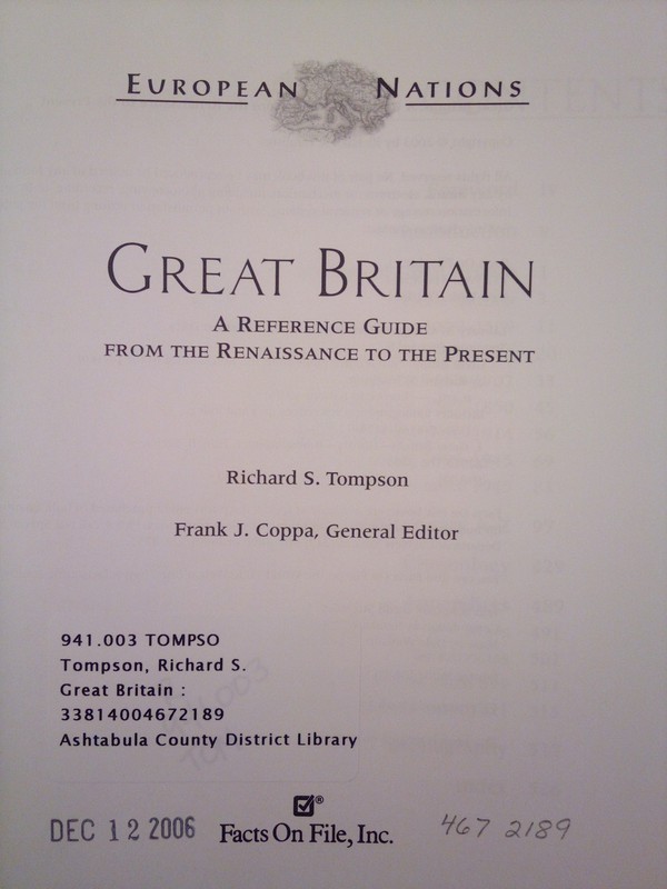 Lot of 3 Facts on File European Nations Great Britain Austria-Hungary France HC gallery