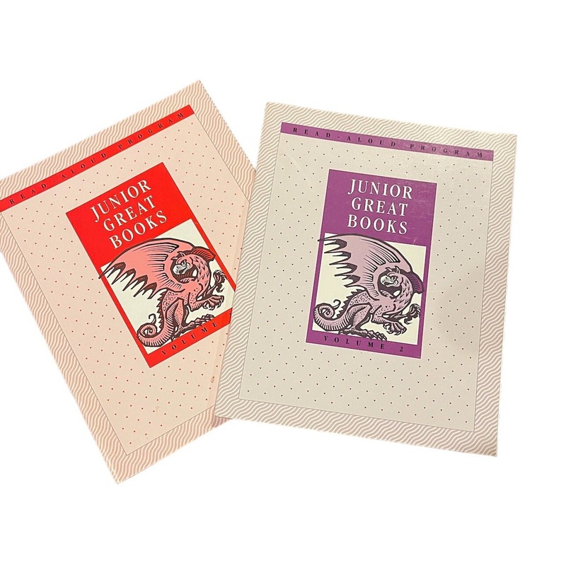 Junior Great Books Read-A-Loud Program, Dragon Series Vol 1 & Vol 2 Home School