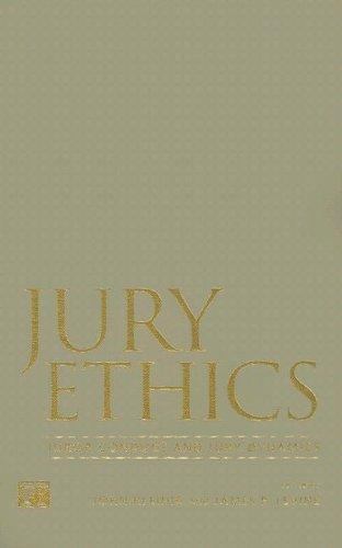 Jury Ethics : Juror Conduct And Jury Dynamics, Hardcover by Kleinig, John (ED…