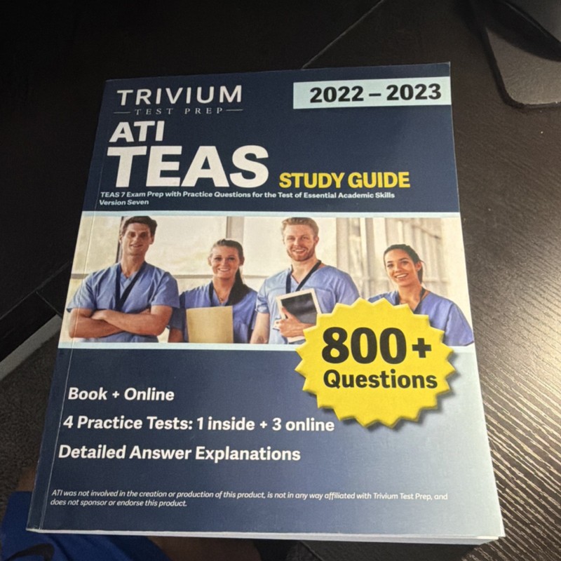 Trivium Test Prep ATI TEAS Study Guide 2022 Book Nursing Exam Preparation