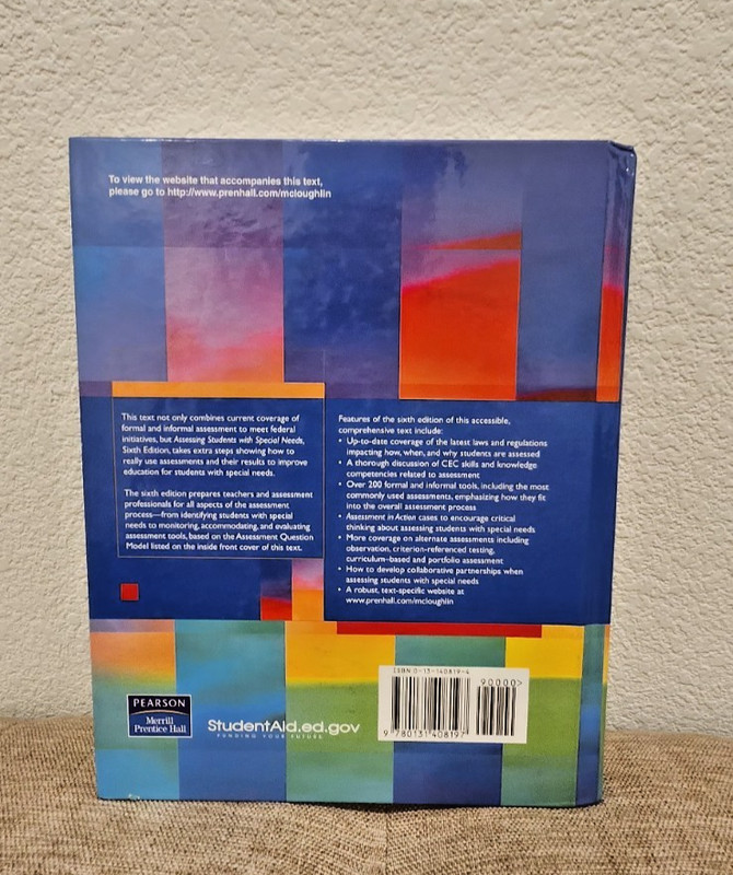 Assessing Students with Special Needs by McLoughlin, James a.; Lewis, Rena B. gallery